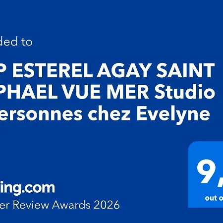 Cap Esterel Agay Raphael Vue 4 Personnes Chez Evelyne アパート *